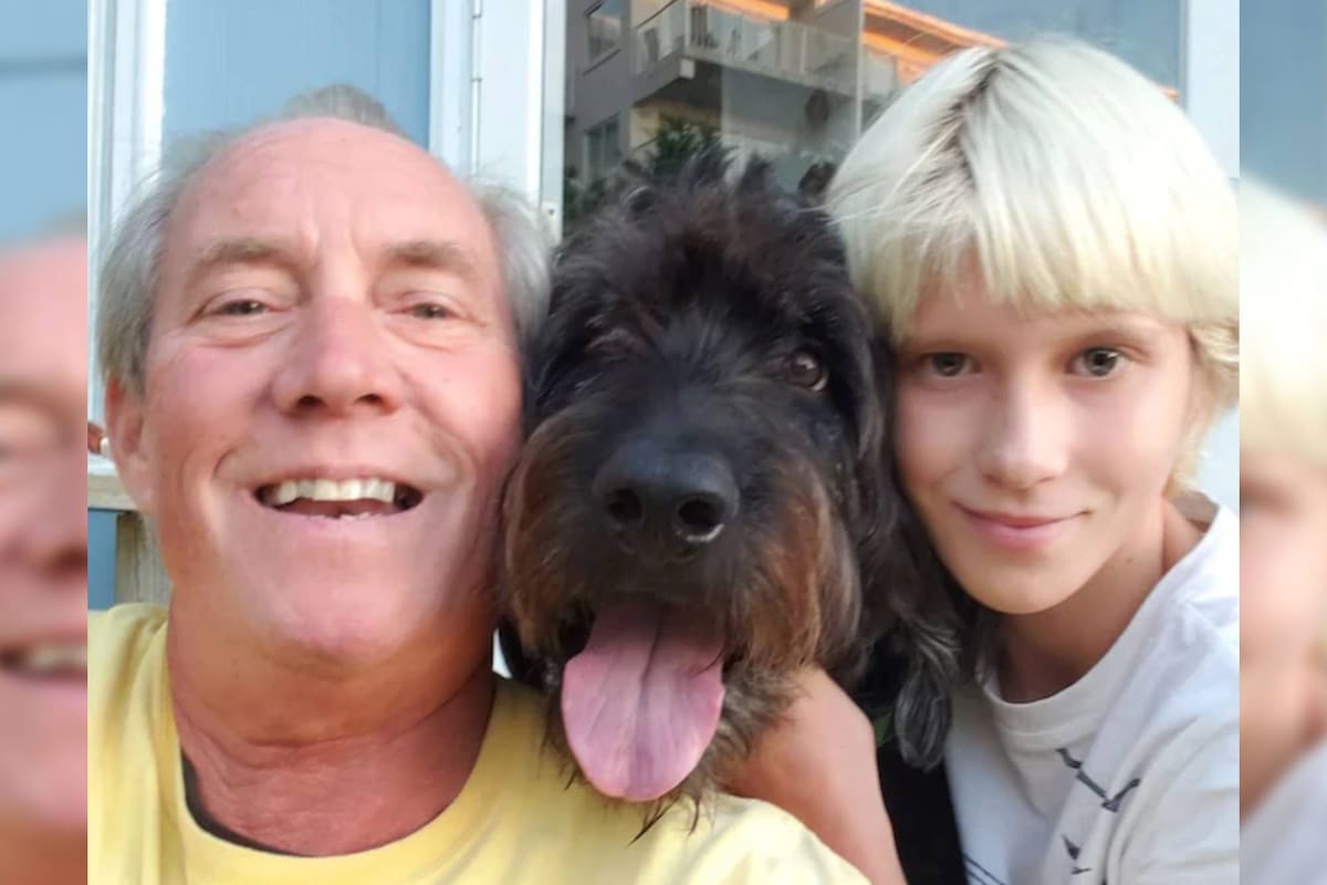 Wayde junto a su vecino y amigo, Sasha (Foto: Vlad Yonyak )