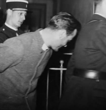 Weidmann luego del juicio en el que lo sentenciaron a la guillotina (Foto: Getty Images)