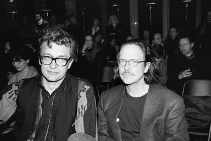 Wenders y Handke en Barlín, en la década de 1990
