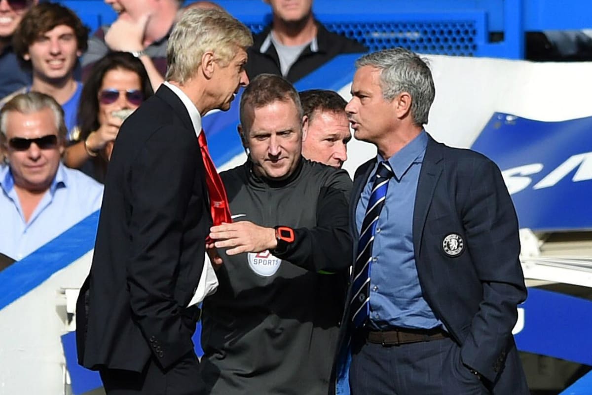 Wenger y Mourinho siempre mantuvieron una tensa relación en el campo de juego