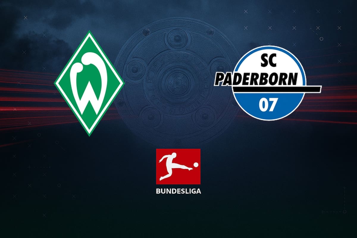 Werder Bremen y Paderborn disputaron uno de los encuentros de la jornada del fútbol aleman