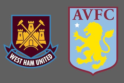 West Ham United y Aston Villa disputaron uno de los encuentros de la jornada del fútbol inglés