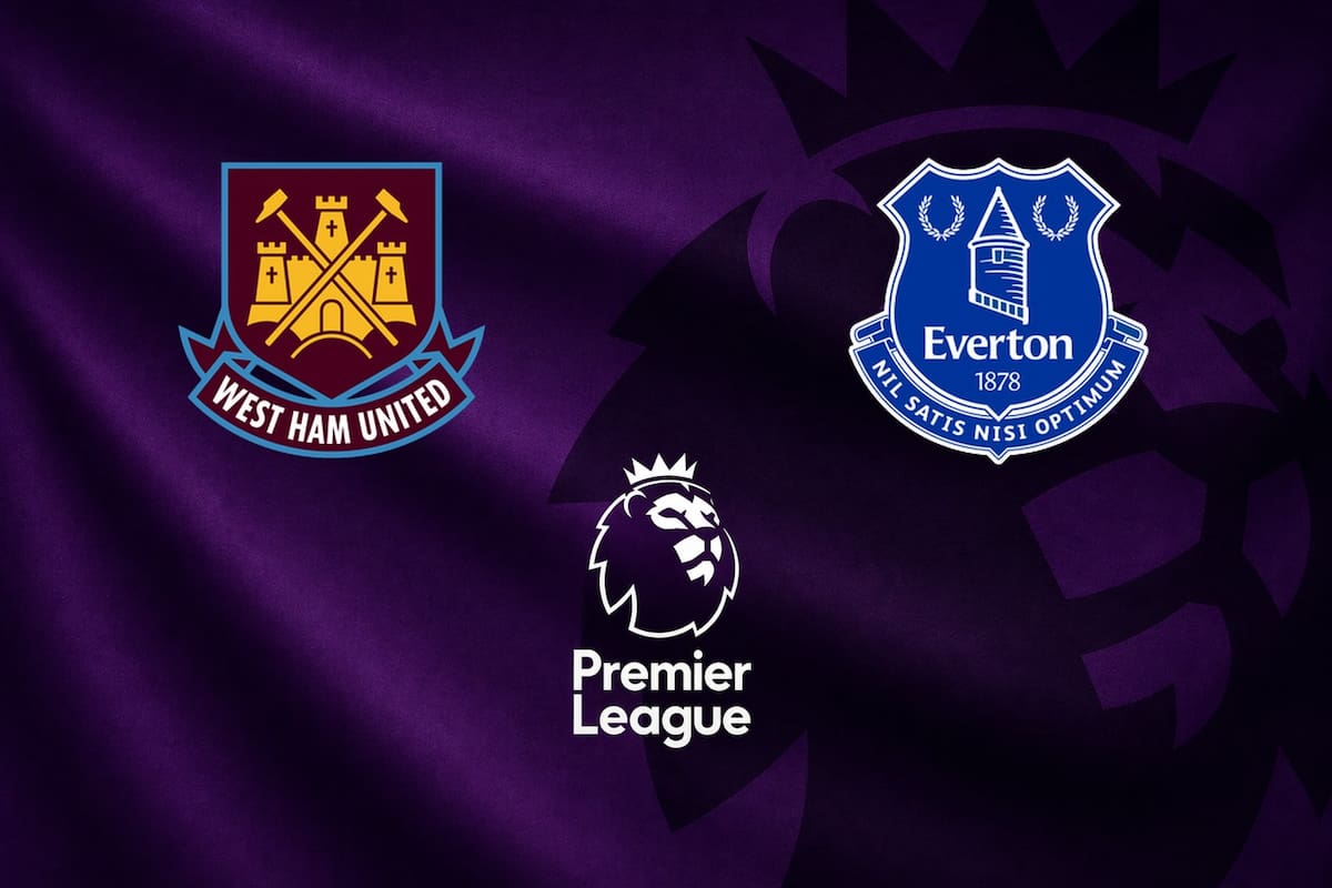 West Ham United y Everton disputaron uno de los encuentros de la jornada del fútbol inglés
