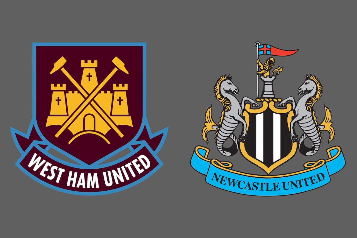 West Ham United y Newcastle United disputaron uno de los encuentros de la jornada del fútbol inglés