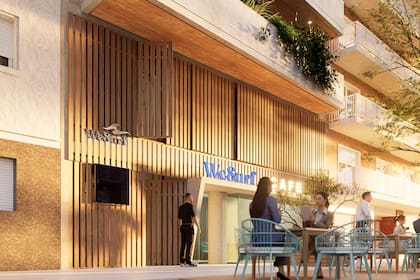 WeSurf Recoleta está ubicado sobre Laprida 2157 y tiene un valor de m2 de US$3800 para un dos ambientes integrado