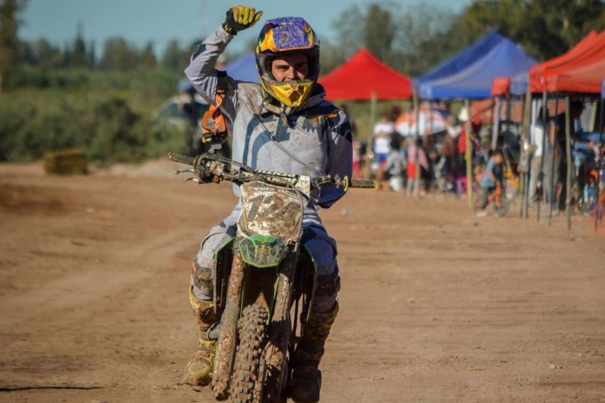 Wey Zapata falleció tras un accidente en una competencia de motocross en Córdoba