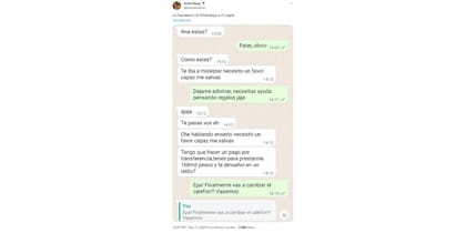 La estafa de WhatsApp donde el ladrón fue burlado