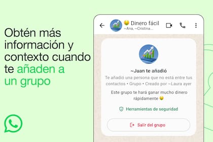 WhatsApp ahora mostrará una tarjeta con información sobre el grupo al que nos han invitado, para que tengamos más elementos para decidir si nos sumamos o no