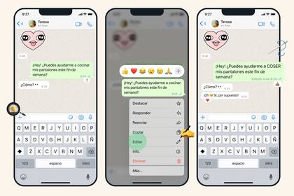 WhatsApp ahora permite editar los mensajes durante los 15 minutos siguientes al envío. La función estará disponible para todos los usuarios en las próximas semanas