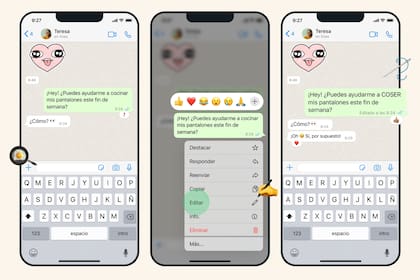 WhatsApp ahora permite editar los mensajes durante los 15 minutos siguientes al envío. La función estará disponible para todos los usuarios en las próximas semanas
