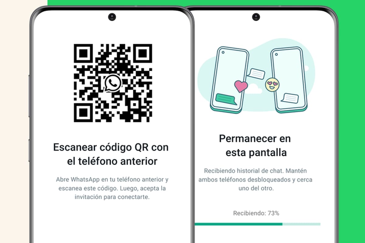 WhatsApp ahora permitirá la transferencia del historial de chats de un teléfono viejo a uno nuevo con un simple QR