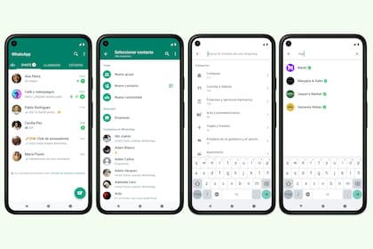 WhatsApp ahora tendrá un buscador interno de cuentas de empresas para facilitar su interacción y evitar las cuentas falsas
