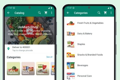 WhatsApp hizo una alianza con un supermercado de India para comenzar a probar las compras online desde la app