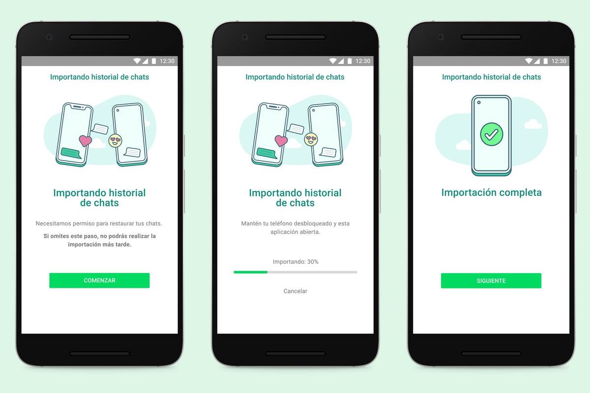 WhatsApp permitirá transferir el historial de mensajes, fotos, videos y notas de audio entre Android y el iPhone; hasta ahora estaba limitado a transferencias entre dispositivos con el mismo sistema operativo