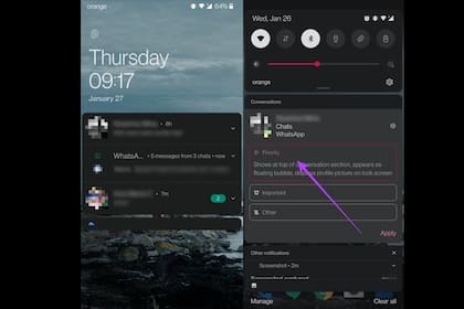 WhatsApp tiene una nueva opción para mensajes prioritarios (Captura sitio Guidingtech)
