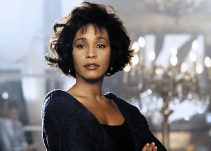 Whitney Houston interpretó a la estrella del pop Rachel Marron en "El guardaespaldas".
