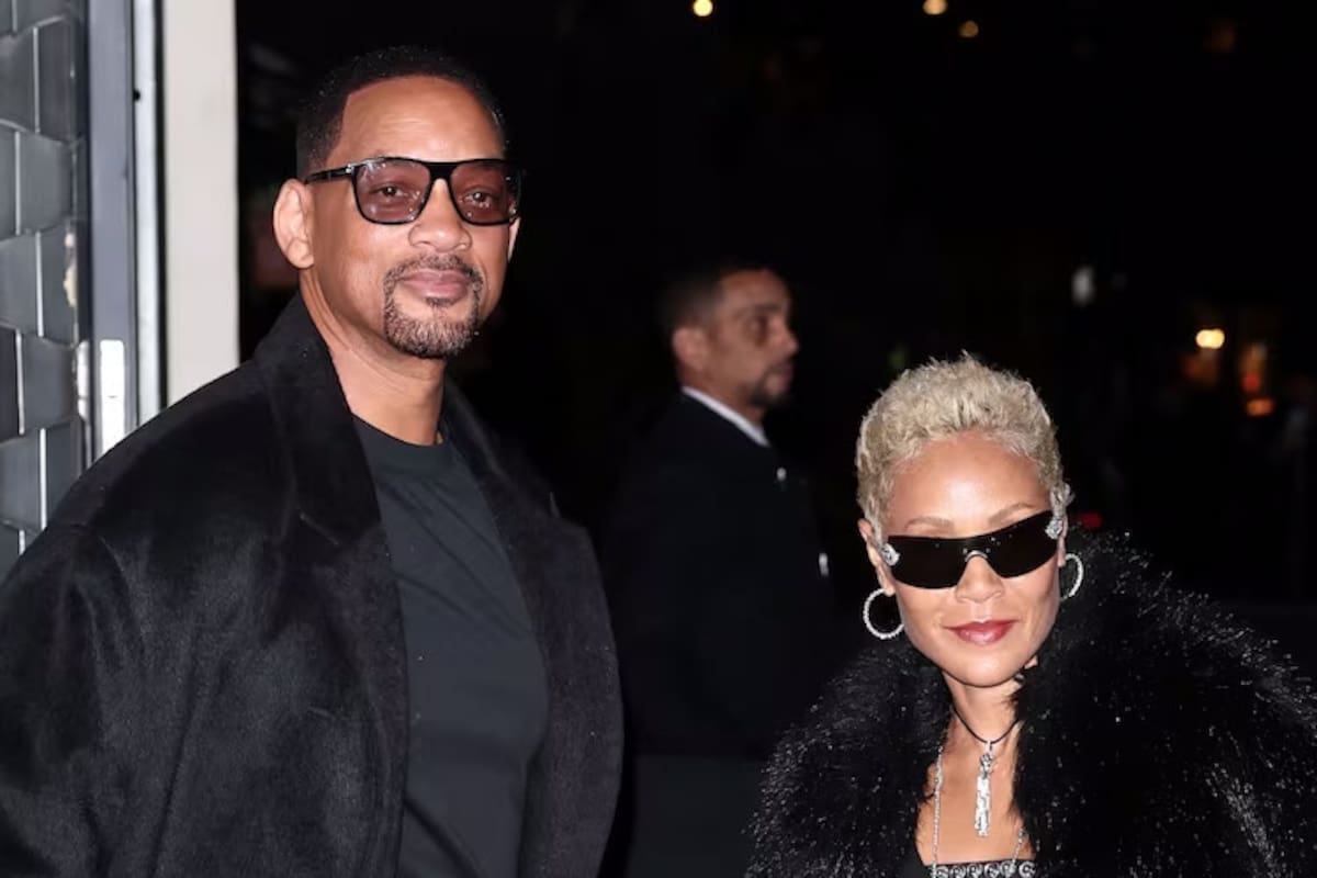 Will Smith y Jada Pinkett Smith en el lanzamiento de la colección de Louboutin creada por Jaden Smith, el 21 de enero de 2026 en París, Francia