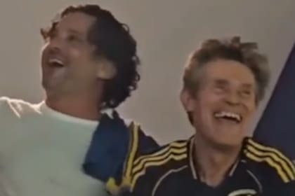 Willem Dafoe estuvo presente en La Bombonera