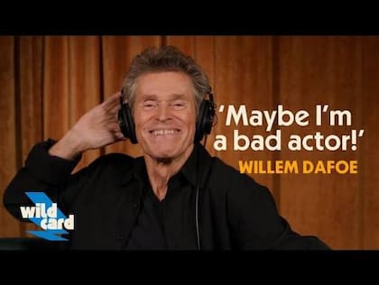 Willem Dafoe participó del pódcast Wild Card with Rachel Martin y sorprendió a todos con su nuevo estilo de vida (Foto: Captura YouTube)