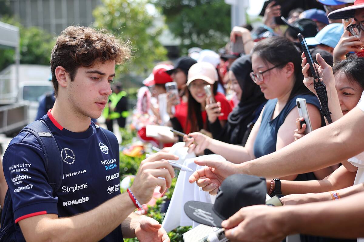 #Williams ; Franco Colapinto; F1; Singapore Formula One Grand Prix; Singapur; Marina Bay; deportes