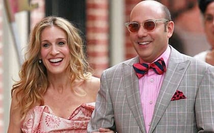 Willie Garson y Sarah Jessica Parker en una de las escenas de Sex and the City