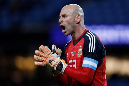 Willy Caballero de gran actuacion en el arco Argentino.