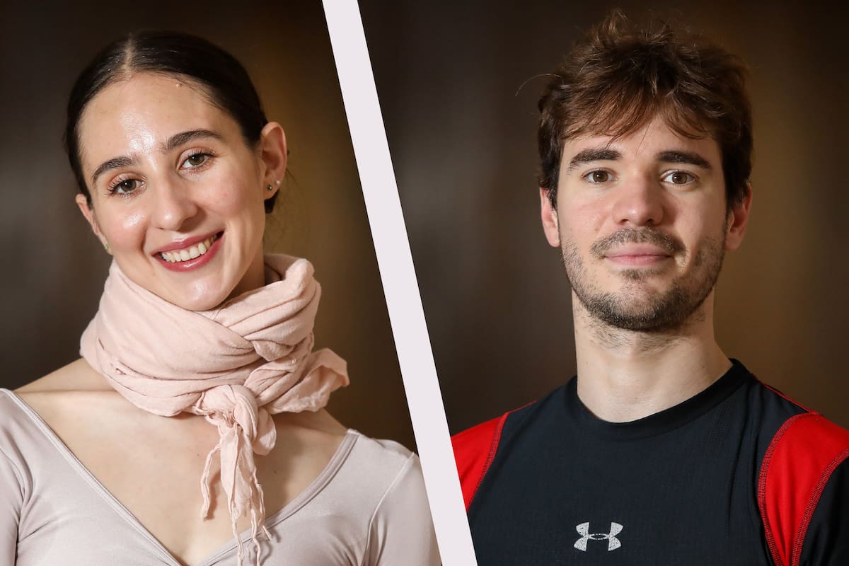 Wilma Giglio y Emmanuel Vázquez, historias distintas y un mismo sentimiento: ambos ascendieron a primeros bailarines con "Romeo y Julieta