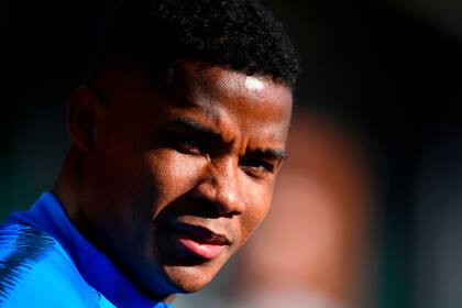 Wilmar Barrios en el entrenamiento que Boca realiza en Madrid