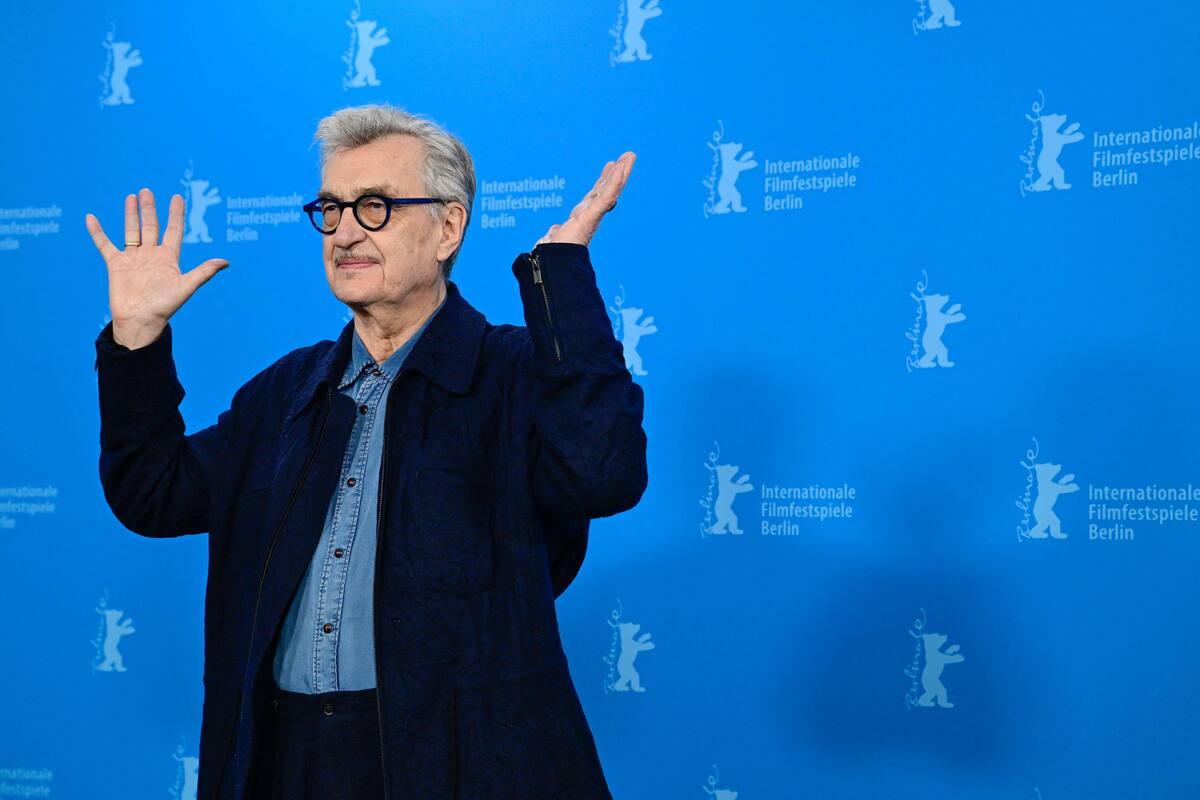 Wim Wenders durante la conferencia de prensa de los jurados en el festival de cine de Berlín