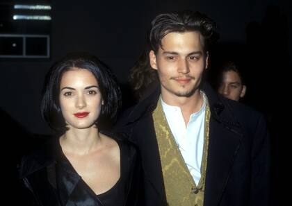 Winona Ryder y Johnny Depp en Los Ángeles