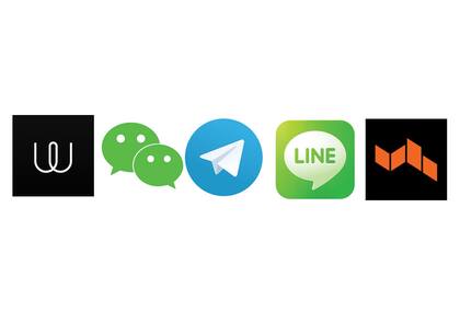 Wire, Wechat, Telegram, Line y Vidbead