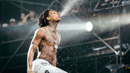 Wiz Khalifa, el show más caliente en uno de los escenarios principales, casi íntegramente consagrado al hip hop