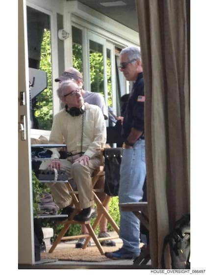 Woody Allen con Jeffrey Epstein