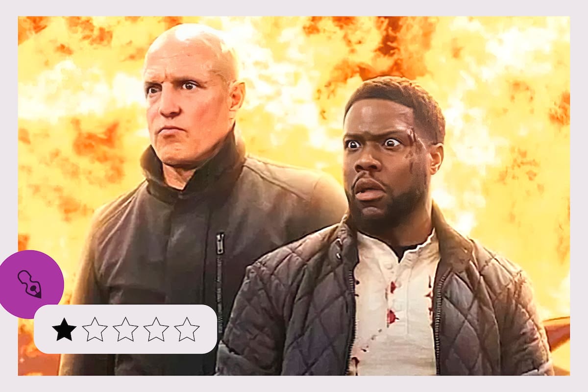 Woody Harrelson y Kevin Hart en El hombre de Toronto