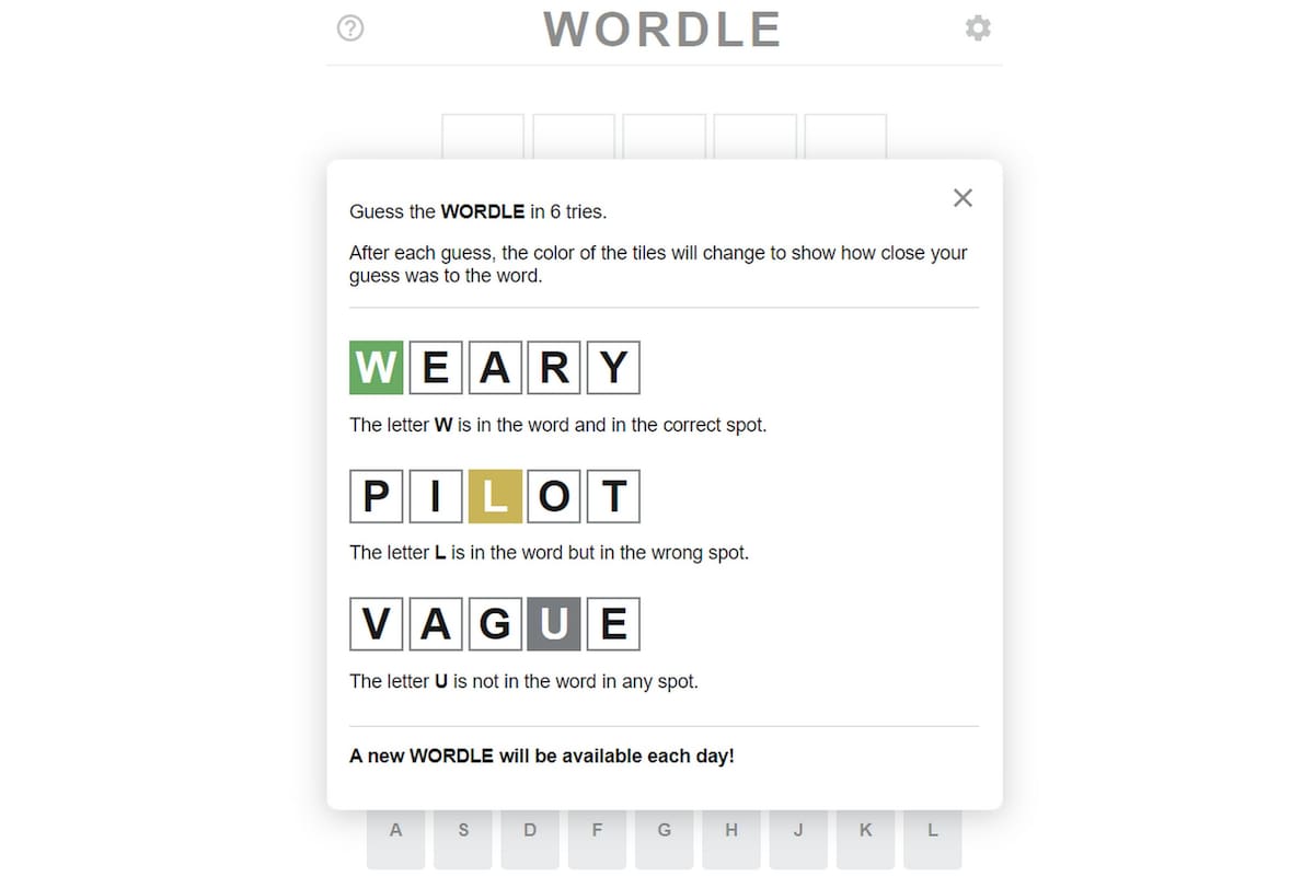 Wordle es un juego de palabras online que se convirtió en un éxito viral con una única premisa simple y un desafío diario