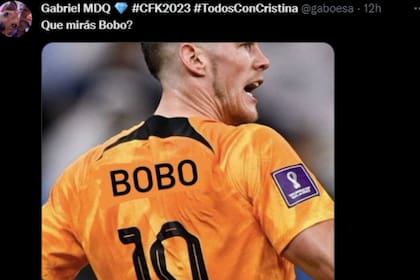 Wout Weghorst no faltó en las cargadas en redes sociales (Captura Twitter)