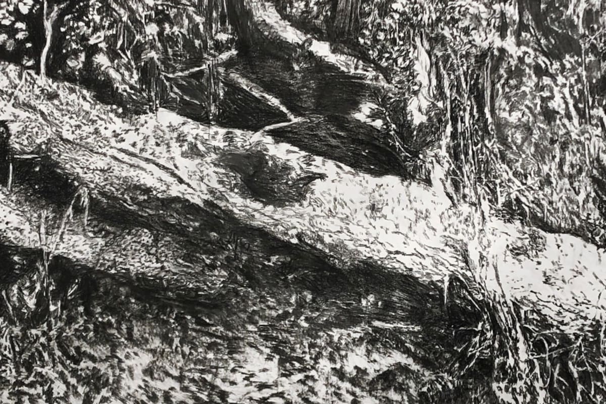 Detalle de la obra exhibida en la última edición de ARCO