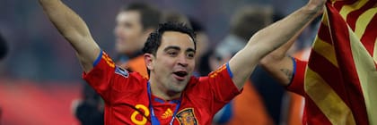Xavi, el que más corrió