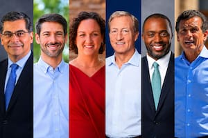 Xavier Becerra, Matt Mahan, Katie Porter, Tom Steyer, Tony Thurmond y Antonio Villaraigosa son los demócratas que se presentan en California