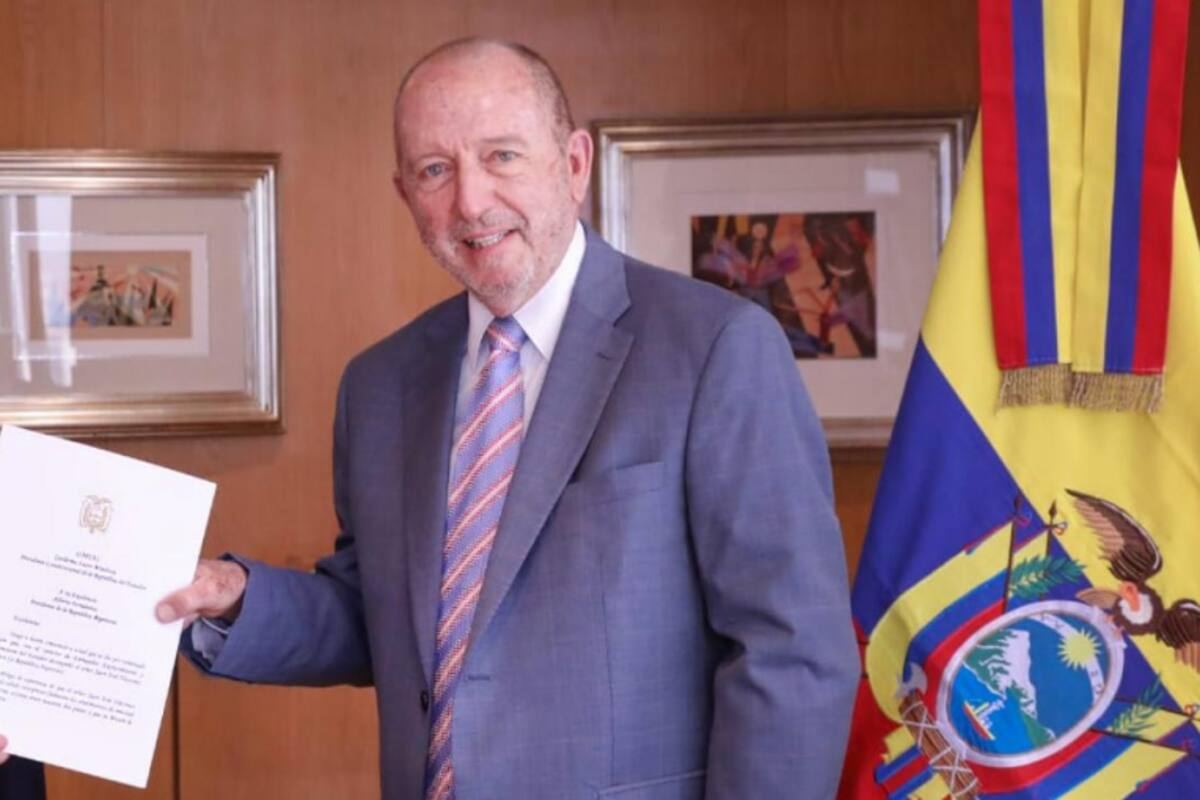 Xavier Monge Yoder, el embajador de Ecuador en la Argentina