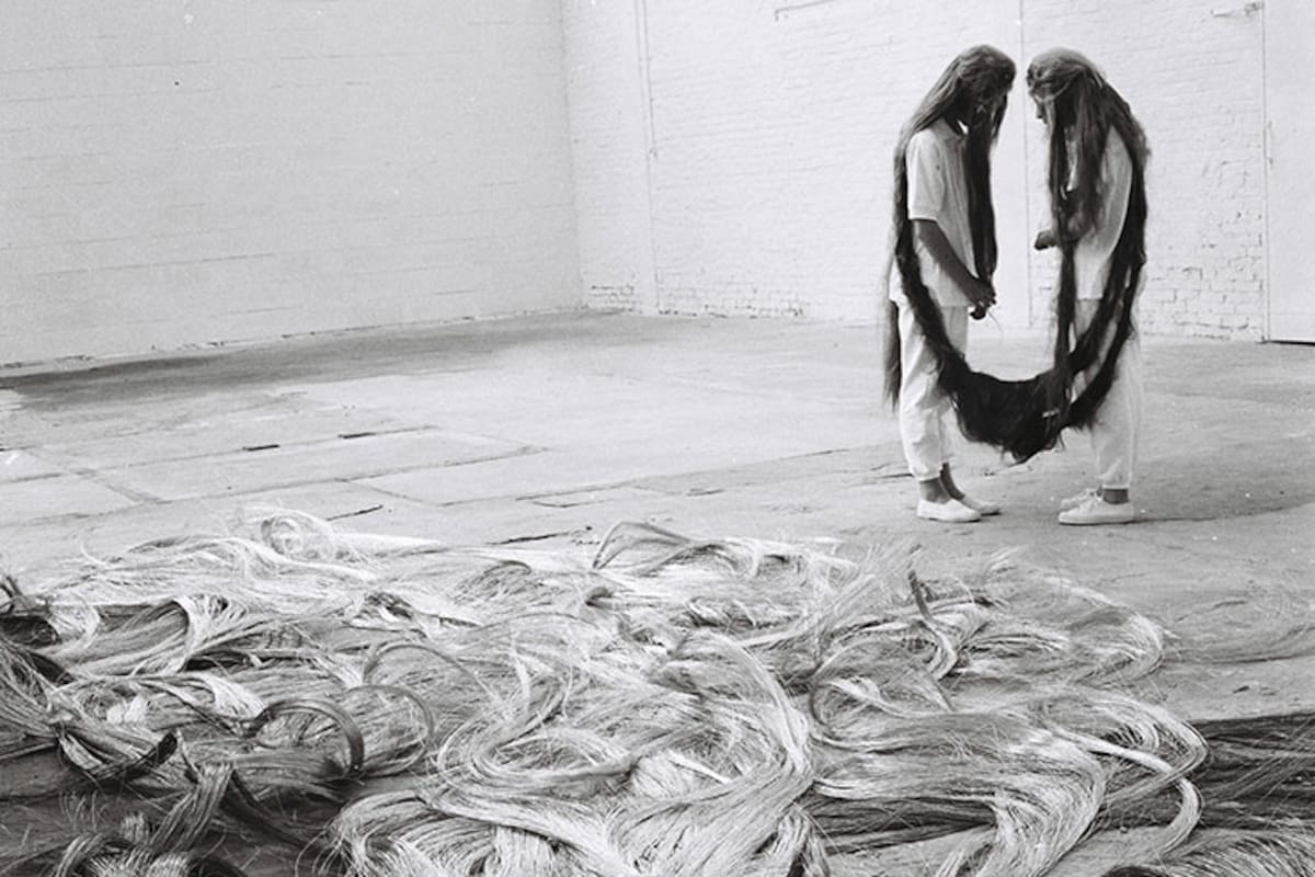 Xifópagas Capilares entre Nós en Kanaal Art Foundation Kortrijk, Bélgica, 1989