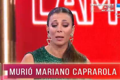 Ximena Capristo rompió en llanto al hablar de Silvina Luna y la muerte de Mariano Caprarola