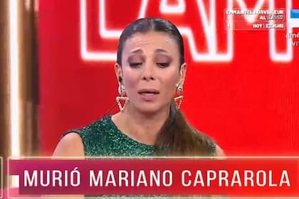 Ximena Capristo rompió en llanto al hablar de Silvina Luna y la muerte de Mariano Caprarola