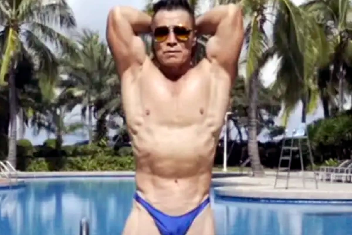 Xinmin Yang es un físicoculturista de toda la vida y si bien tiene 72 años luce como de 30