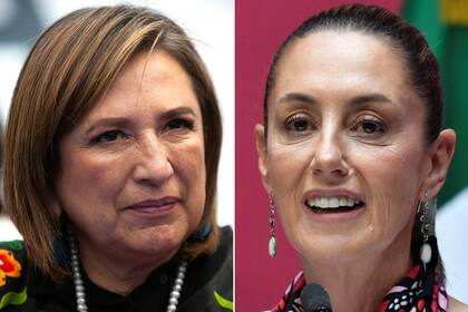 Xóchitl Gálvez y Claudia Sheinbaum, candidatas a la presidencia mexicana