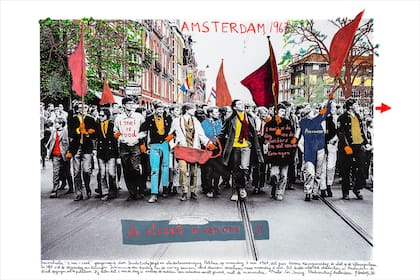 Amsterdam, 1967, de Marcelo Brodsky, exhibida por Rolf Art