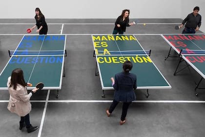 La obra presentada por Tiravanija en CCK en 2016