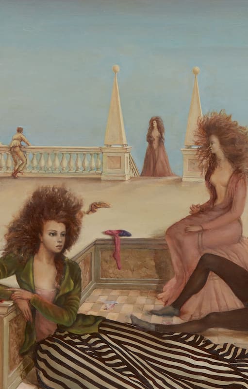 Figuras en una terraza (detalle, 1938), alcanzó el récord de 980.000 dólares