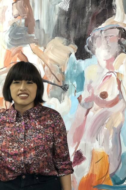 La artista Wynnie Mynerva, artista de Ginsberg