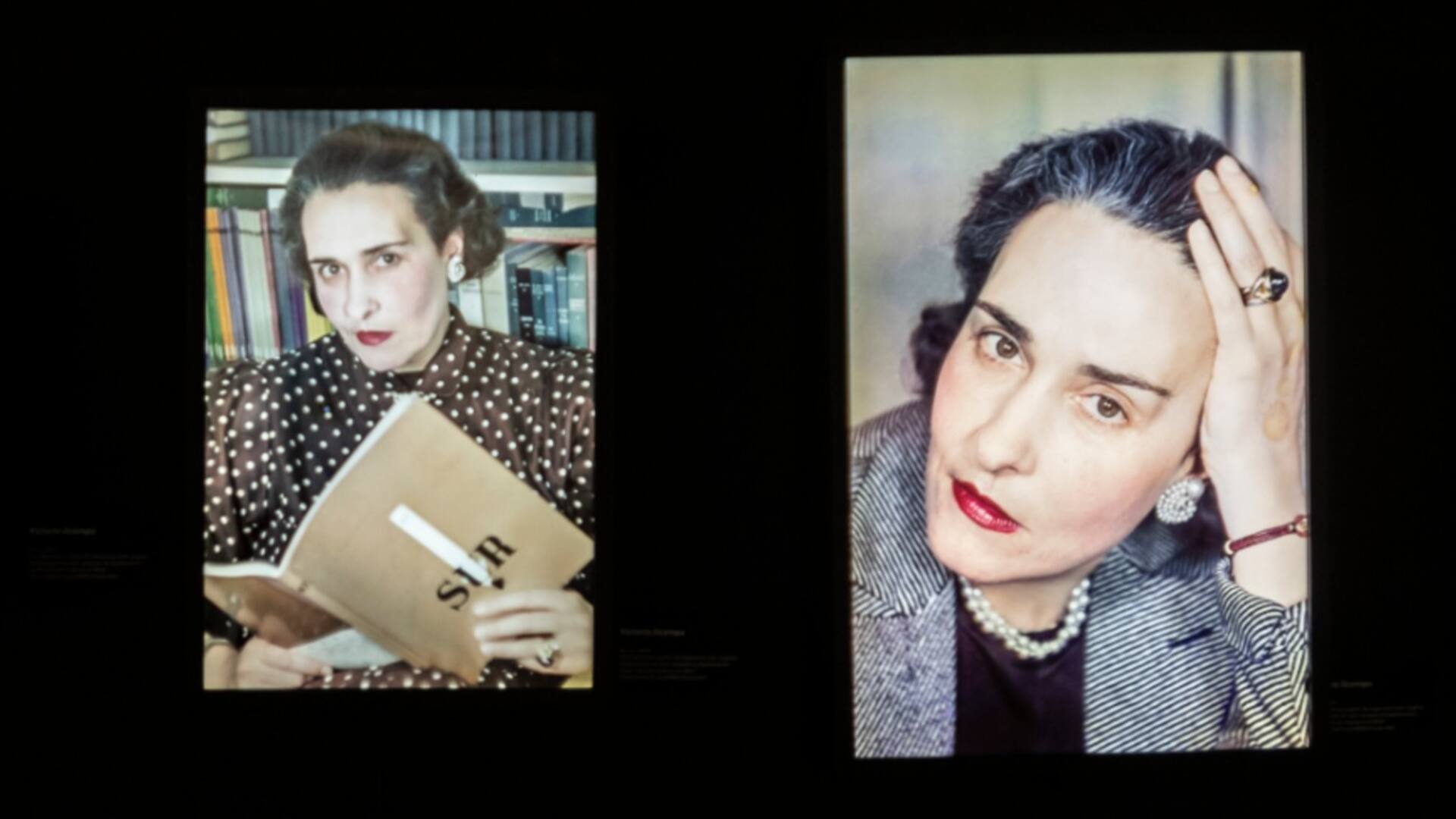 Victoria Ocampo retratada por Freund en 1939 (detalle)